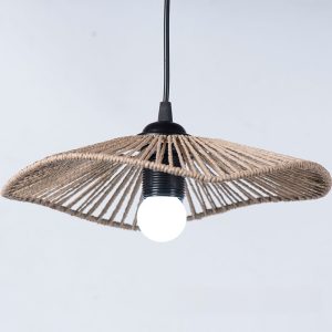 paper string pendant lampshade rattan style ceiling light shade modern home decor
